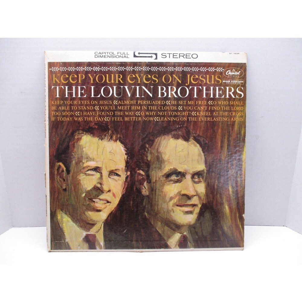 The Louvin Brothers - Keep Your Eyes on Jesus 1963 Mono Vinyl LP -